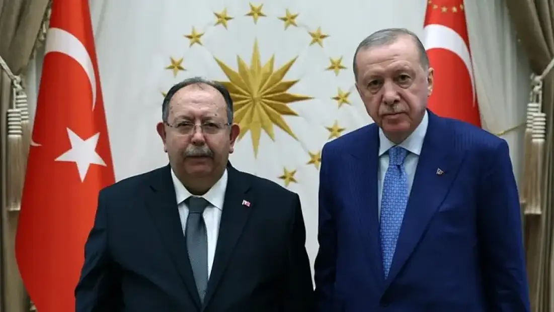 Cumhurbaşkanı Erdoğan, YSK Başkanı Ahmet Yener'i kabul etti