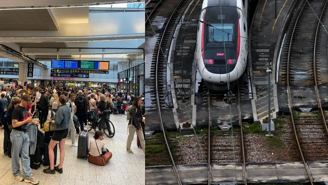 Fransa'da Olimpiyat Oyunları Öncesi Hızlı Tren Ağına Sabotaj