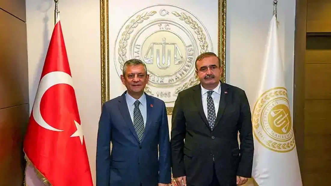 Özgür Özel'den, Uyuşmazlık Mahkemesi Başkanı Güleç'e ziyaret