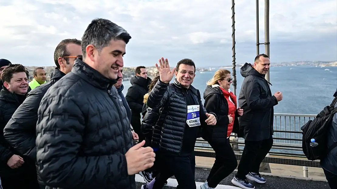 46. İstanbul Maratonu'nda startı İmamoğlu verdi