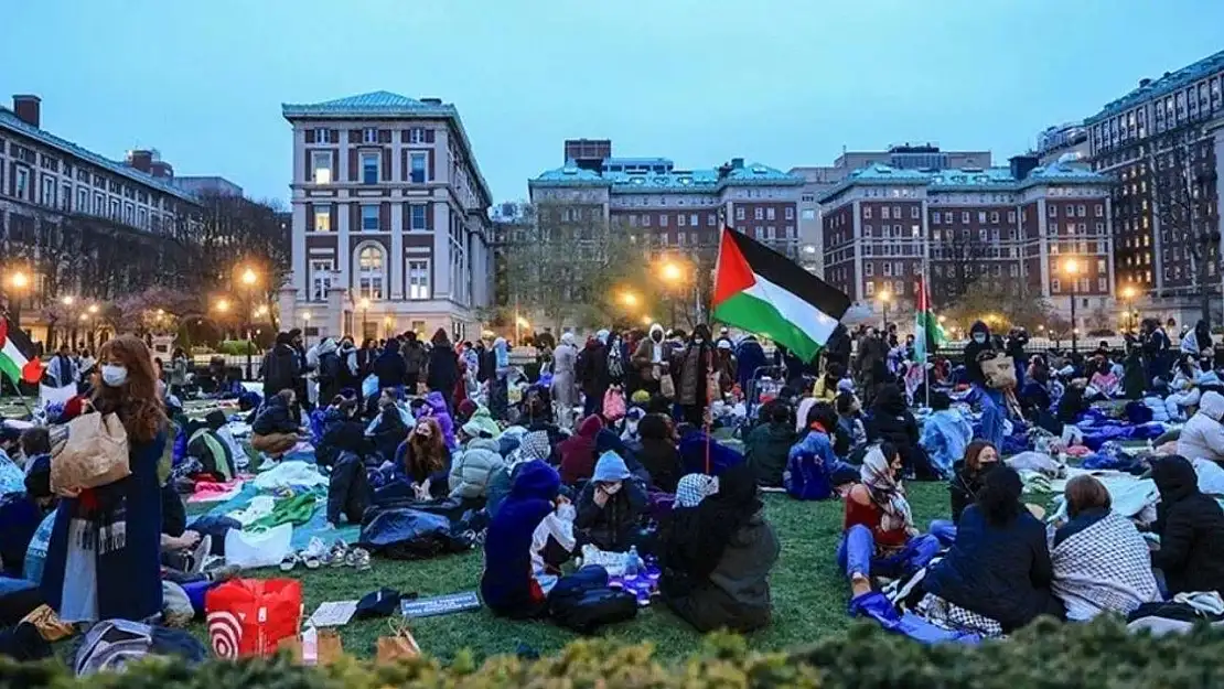 ABD'de Gazze Protestolarına Polis Müdahale Etti