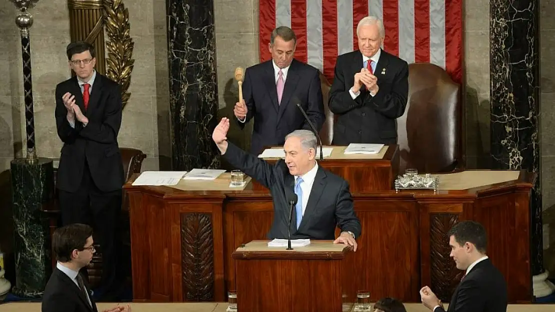 ABD Kongresi'nde Skandal! Gazze Kasabı Netanyahu Dakikalarca Ayakta Alkışlandı