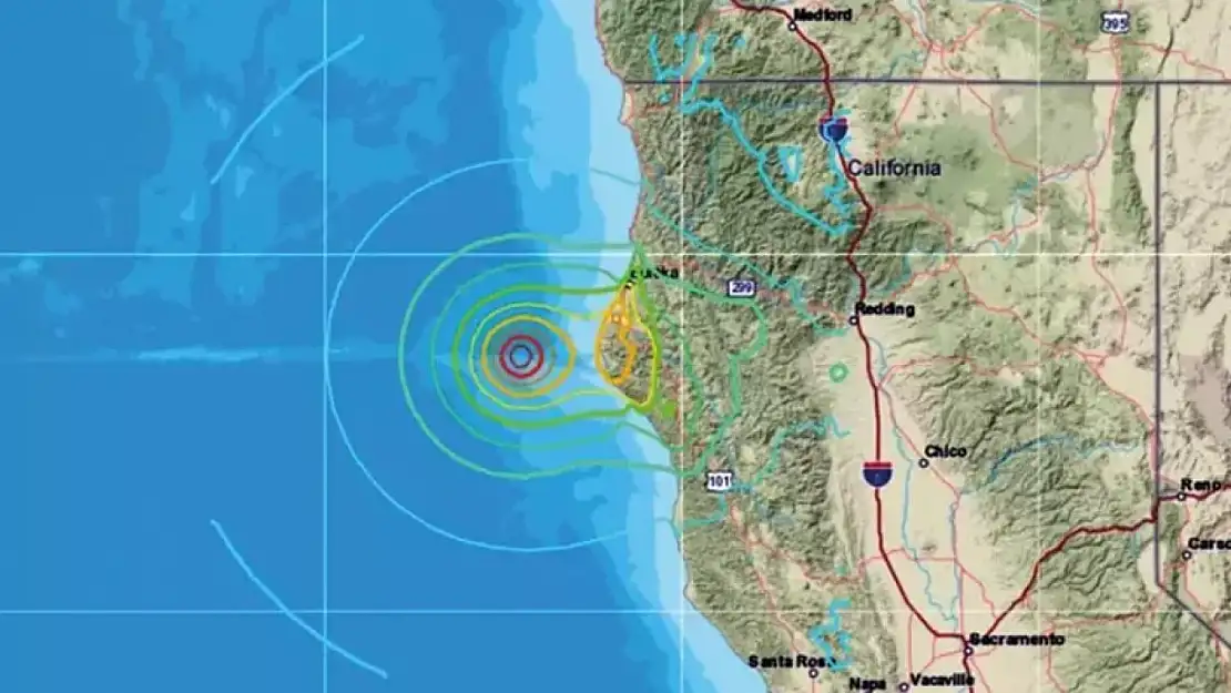 ABD'nin Kaliforniya Eyaletinde 7 Büyüklüğünde Deprem! Tsunami Uyarısı Yapıldı