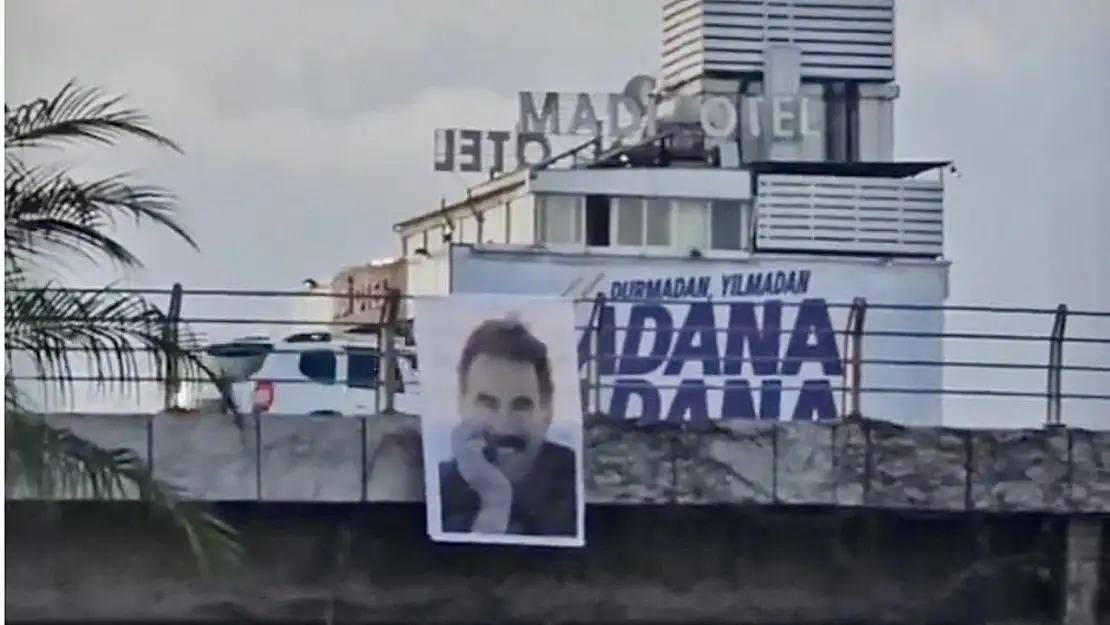 Adana'da Öcalan posteri asanlar gözaltına alındı