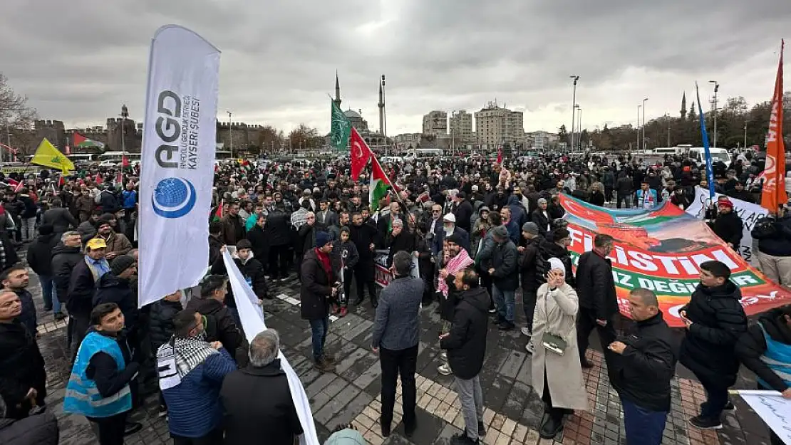 AGD'den Kayseri'de Filistin İçin Büyük Yürüyüş