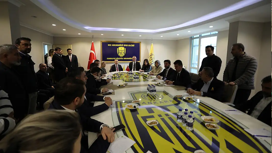 AK Parti milletvekillerinden MKE Ankaragücü'ne ziyaret