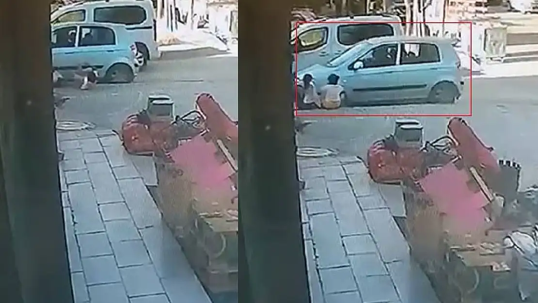 Akıl Almaz Kaza! Kaldırımda Oturan Çocuklara Otomobil Çarptı, 1'i Ağır 3 Yaralı