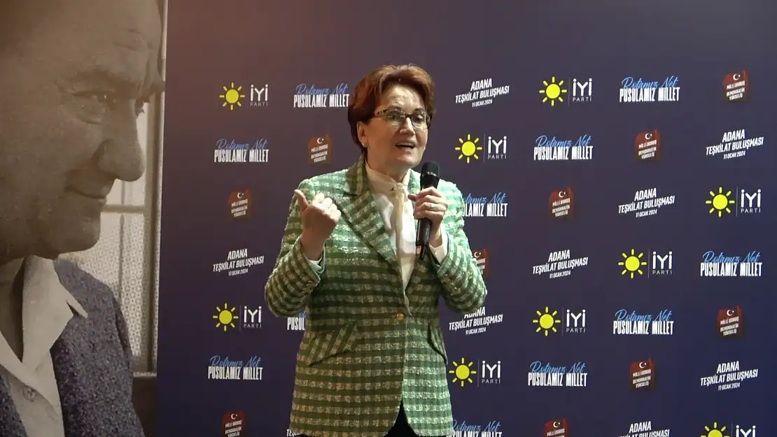 Akşener: &quotBaşbakan olmaktan vazgeçtim." dedi