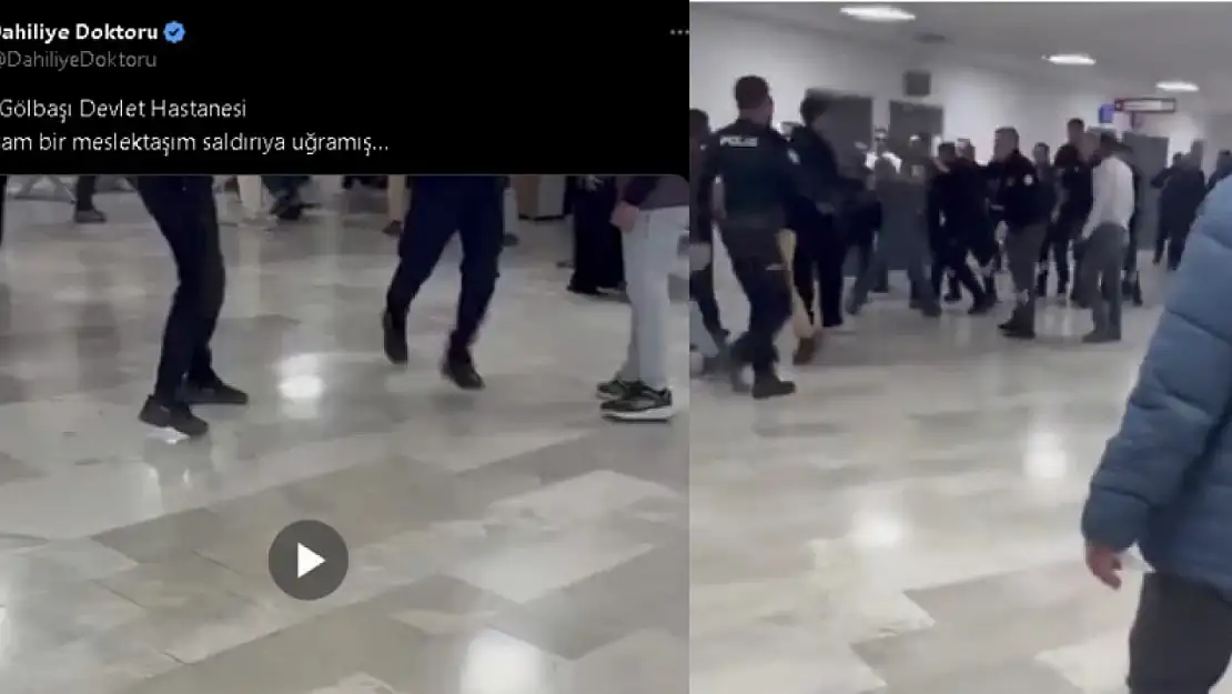 Ankara'da Doktora Saldırı! Polis Devreye Girdi