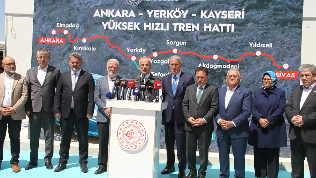 Ankara-Kayseri Arası 1 Saat 45 Dakikaya Düşüyor