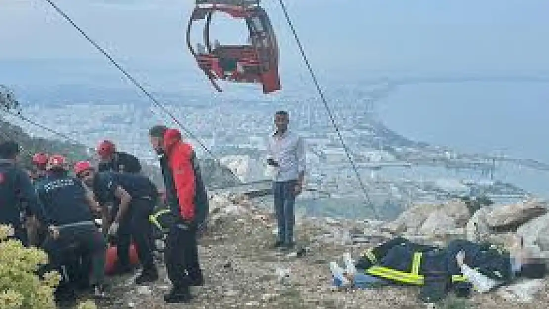 Antalya'da Yaşanan Teleferik Kazasının Görüntüleri Ortaya Çıktı