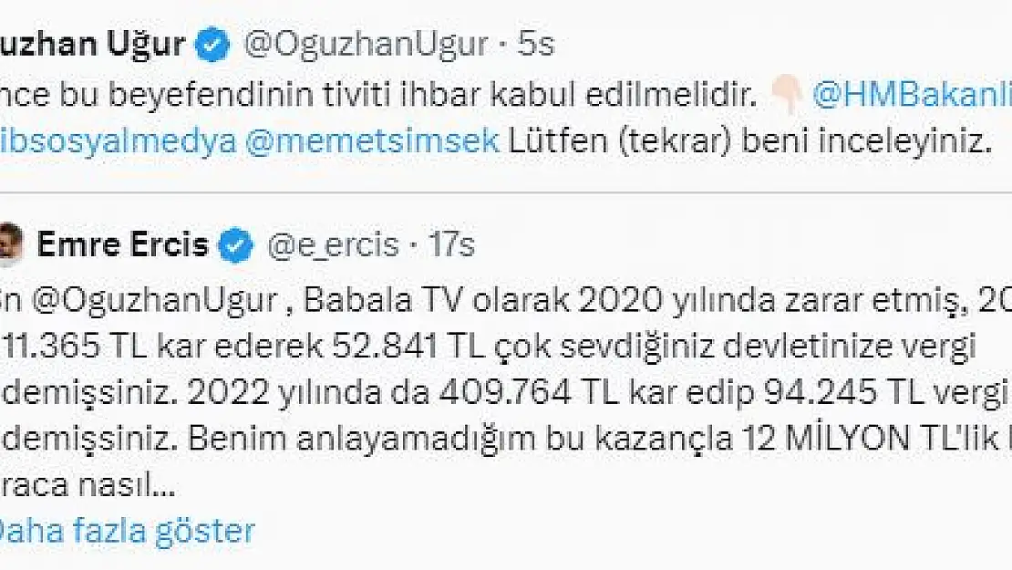 Babala TV'nin sahibi Oğuzhan Uğur kendini ihbar etti