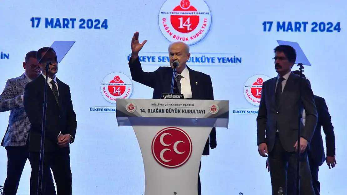 Bahçeli'den Erdoğan'a Ayrılamazsın, Türk milletini yalnız bırakamazsın