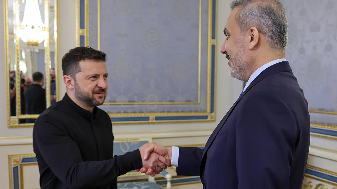 Bakan Fidan Zelensky ile görüştü! Görüşmede neler konuşuldu?