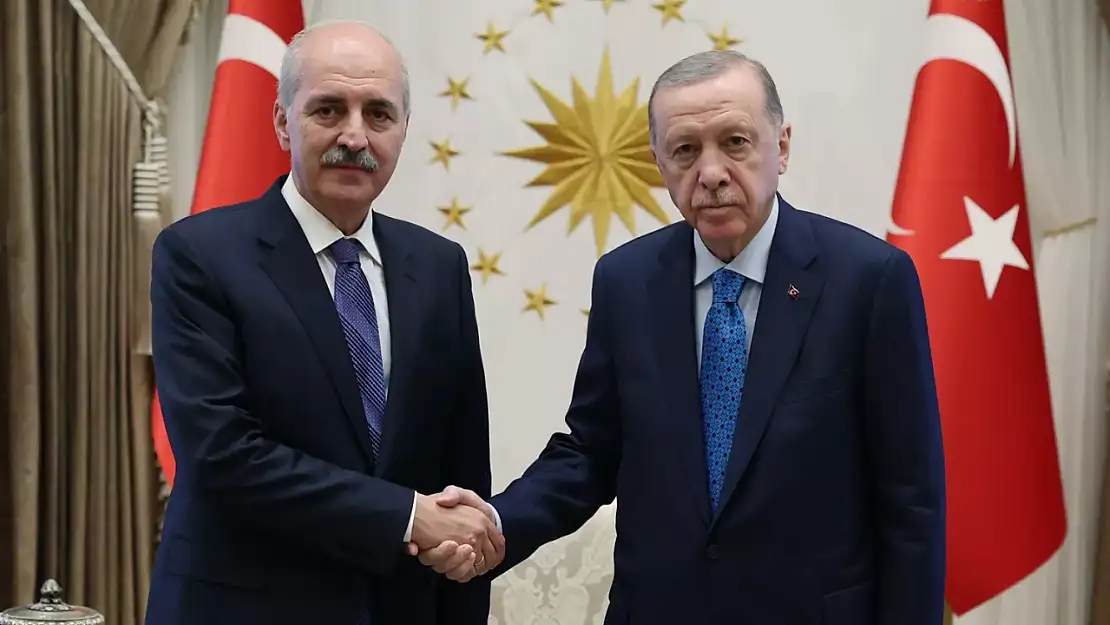 Başkan Erdoğan, Numan Kurtulmuş'la görüştü