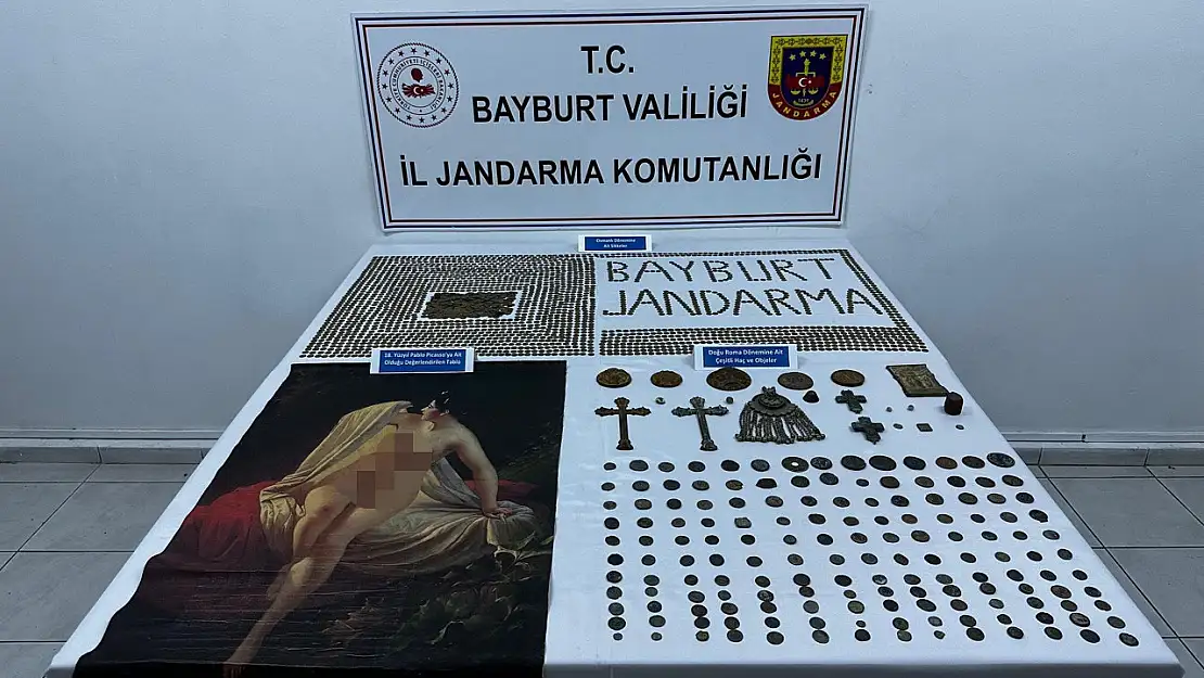 Bayburt'ta Picasso'ya Tablosu Ele Geçirildi! 6 Milyon Euro'ya Satılmaya Çalışıldı