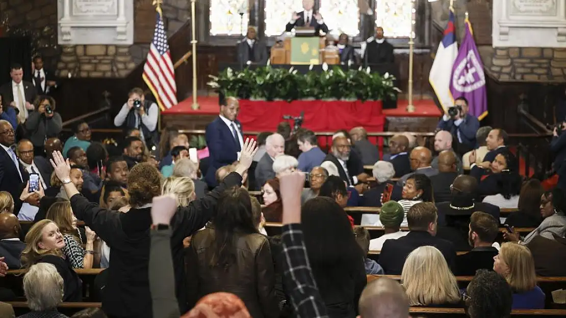 Biden'e Gazze Protestosu Şoku