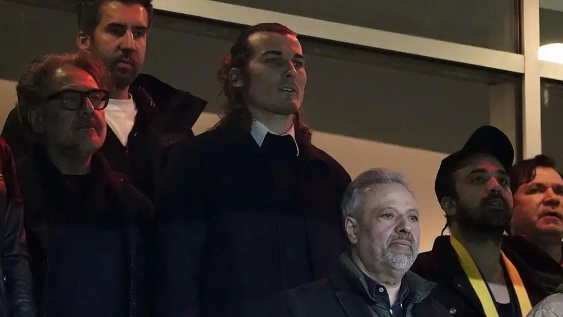 Çağlar Söyüncü, Ankaragücü maçını statta takip etti