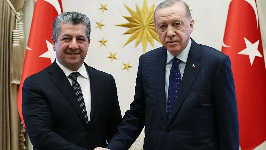 Cumhurbaşkanı Erdoğan, IKBY Başbakanı Mesrur Barzani'yi kabul etti