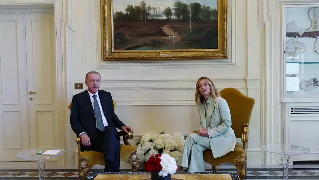 Cumhurbaşkanı Erdoğan, İtalya Başbakanı Meloni ile görüştü! Görüşmede neler konuşuldu?