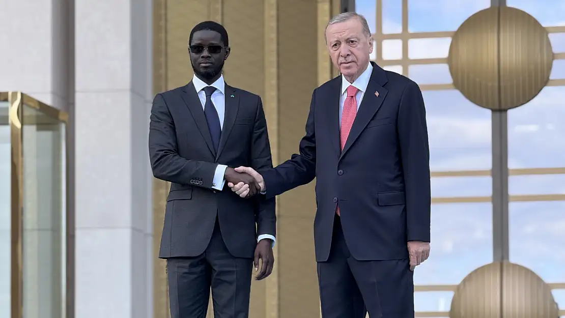 Cumhurbaşkanı Erdoğan, Senegal Cumhurbaşkanı Faye'yi Kabul Etti