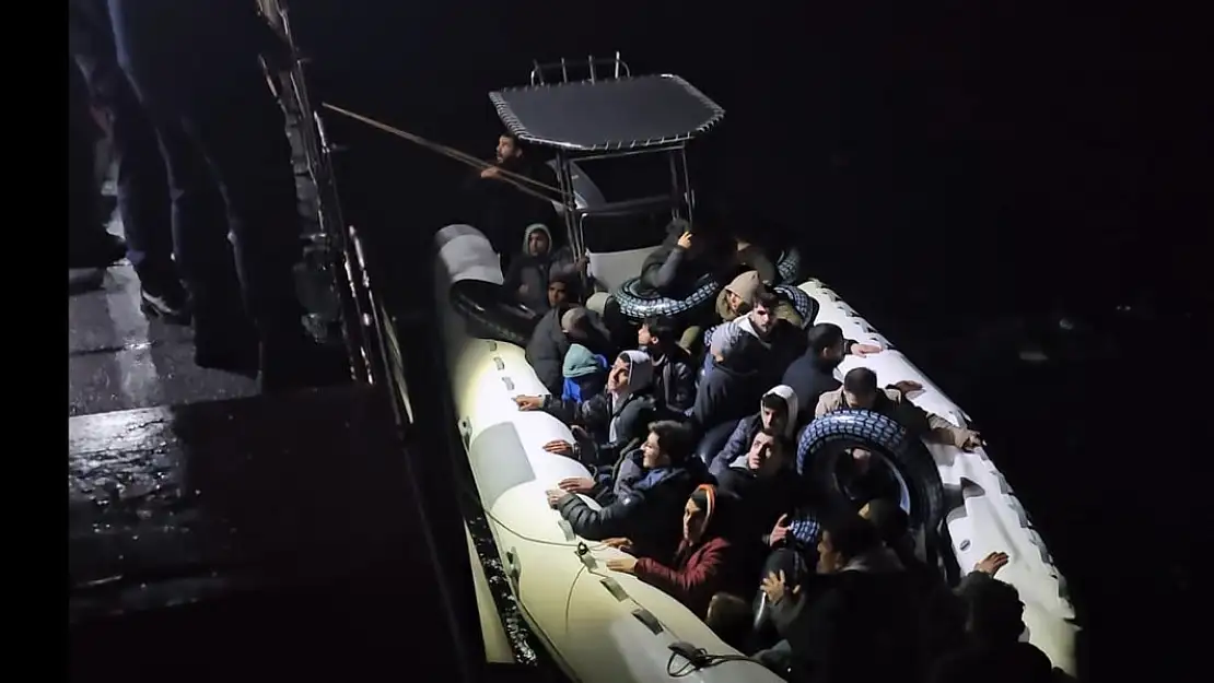 Datça'da 51 Göçmen Kurtarıldı