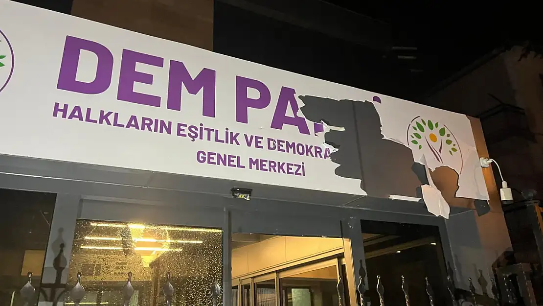 DEM Parti Genel Merkez Binasına Saldırı: 1 Gözaltı