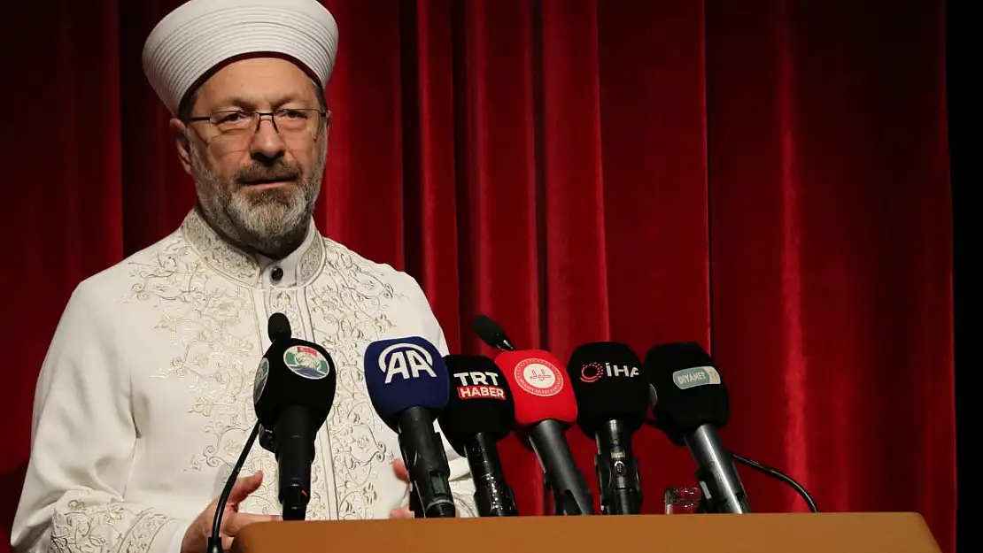 Diyanet İşleri Başkanı Erbaş: &quotAlmış olduğumuz eğitimler bizi daha merhametli hale getirmeli"