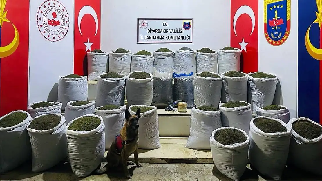 Diyarbakır'da 611 Kilo Esrar Ele Geçirildi