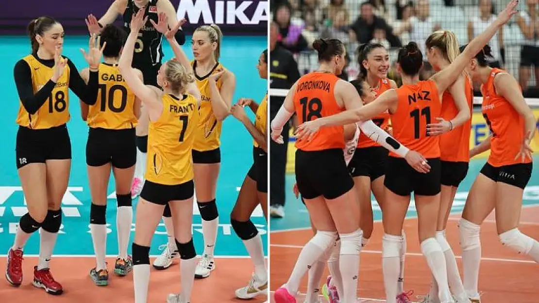 Dünya Kulüpler Şampiyonası'nda bir ilk İki Türk takımı Eczacıbaşı ve VakıfBank finalde karşılaşacak