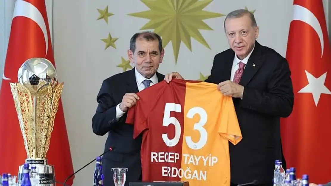 Erdoğan Şampiyon Olan Galatasaray'ı Kabul etti.