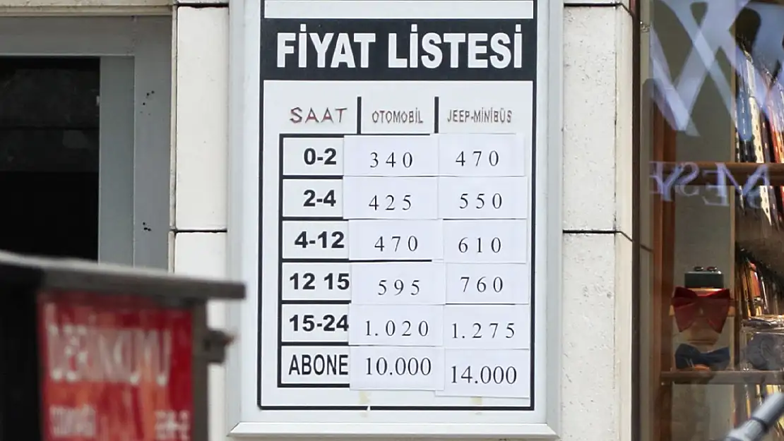 Ev Kirasına Otopark Ücreti