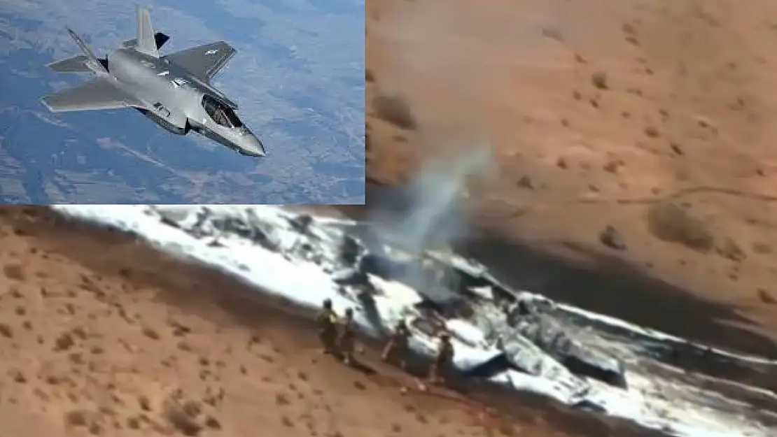 F-35 Savaş Uçağı Düştü! Geriye Külleri Kaldı