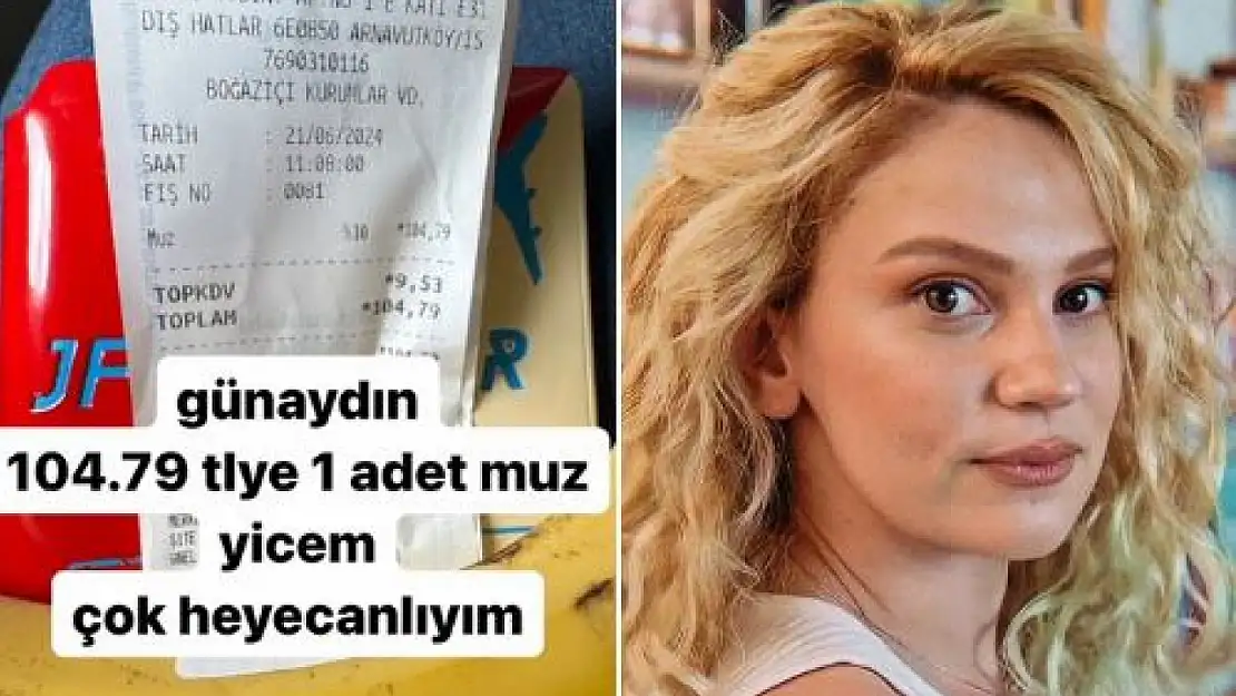 Farah Zeynep Abdullah, Bir Adet Muza 104,79 TL Ücret Ödedi