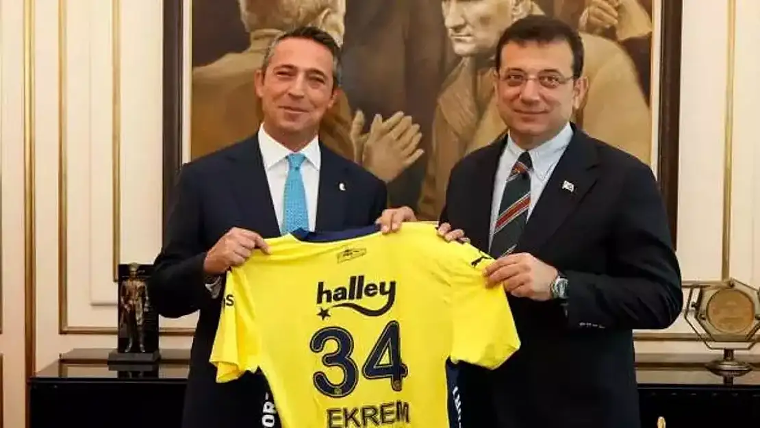 Fenerbahçe Başkanı Ali Koç Ekrem İmamoğlu'na ziyaret etti!