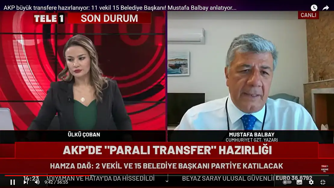 Flaş İddia: 'AK Parti, Transferler İçin 500 Milyon Lira Ayırdı'