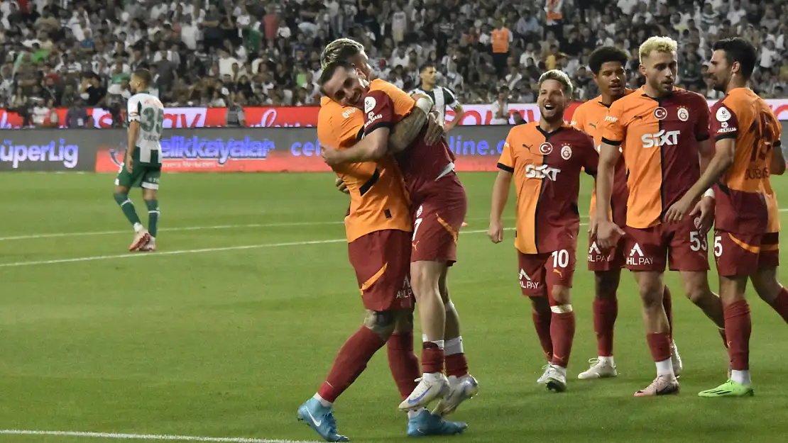 Galatasaray Sürprize İzin Vermedi! Konyaspor: 1 - Galatasaray: 2