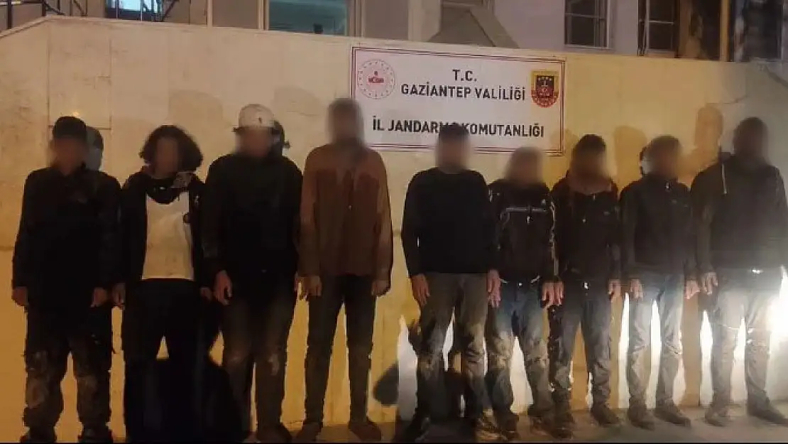 Gaziantep'te 45 düzensiz göçmen yakalandı