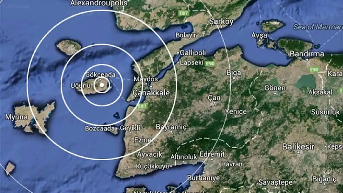 Akdeniz ve Ege sallandı: Gökçeada açıklarında 4,6 büyüklüğünde deprem!