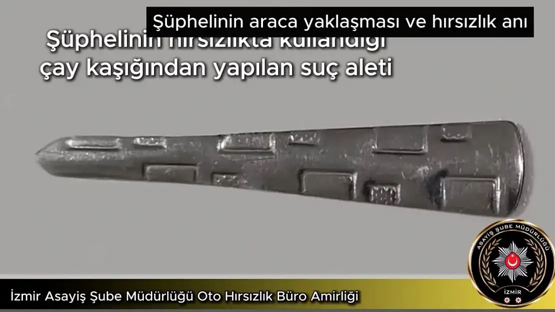 Görülmemiş Soygun! Çay Kaşığıyla Oto Hırsızlığı