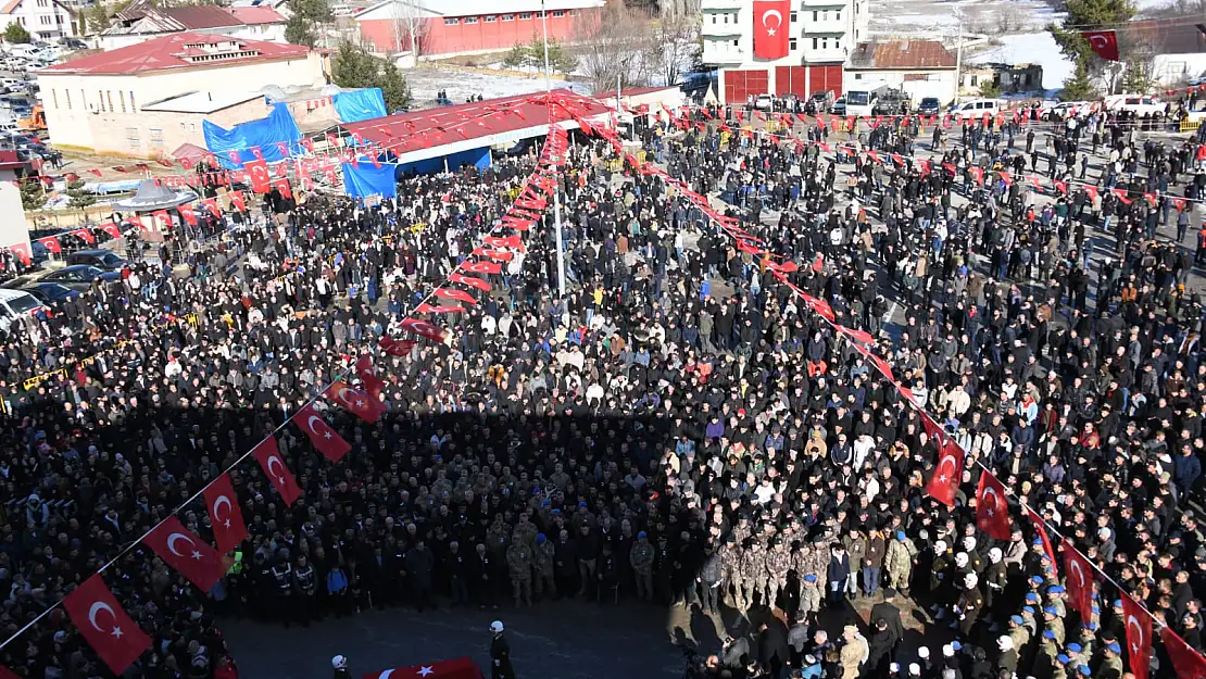 Gümüşhane şehidini uğurladı