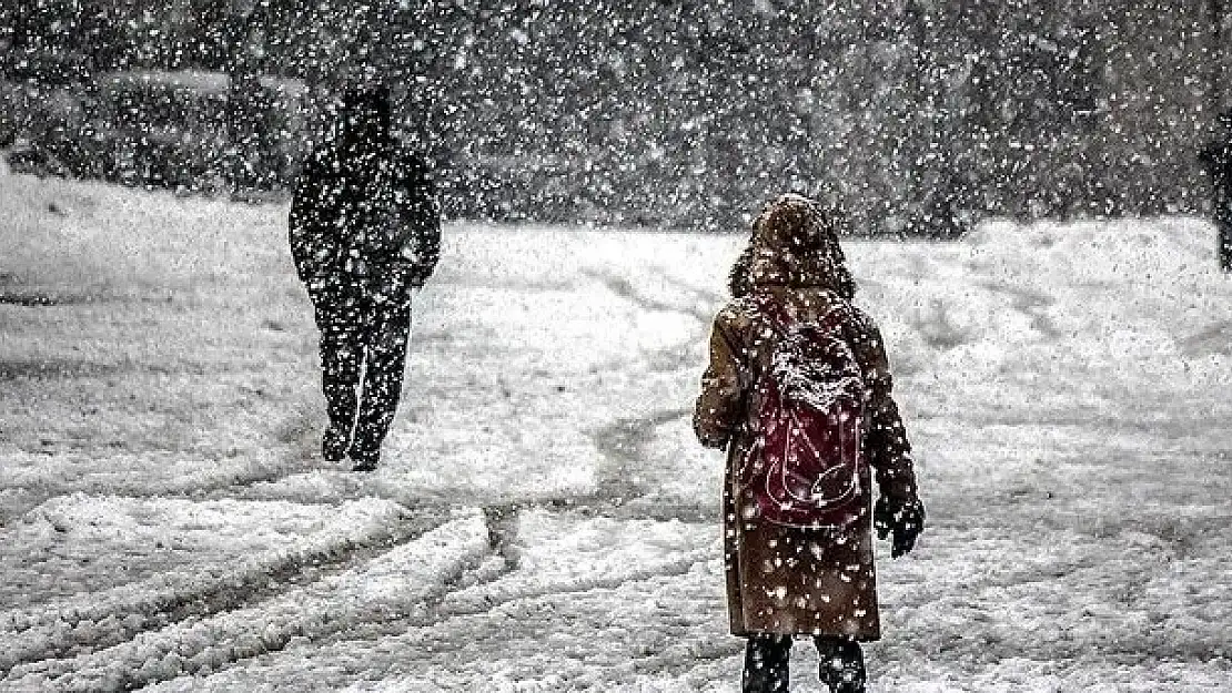 Hakkari'de Kar Dolayısıyla Okullar Tatil Edildi!