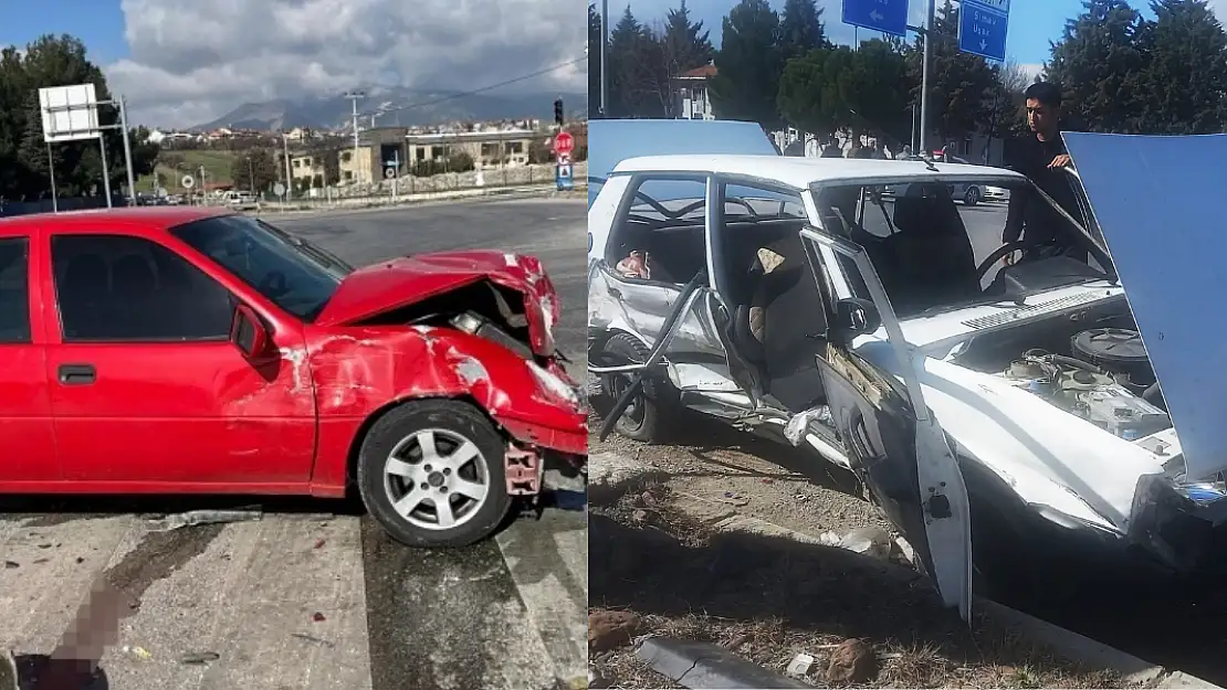 İki otomobilin çarpışması faciaya neden oldu 3 ölü, 2 yaralı