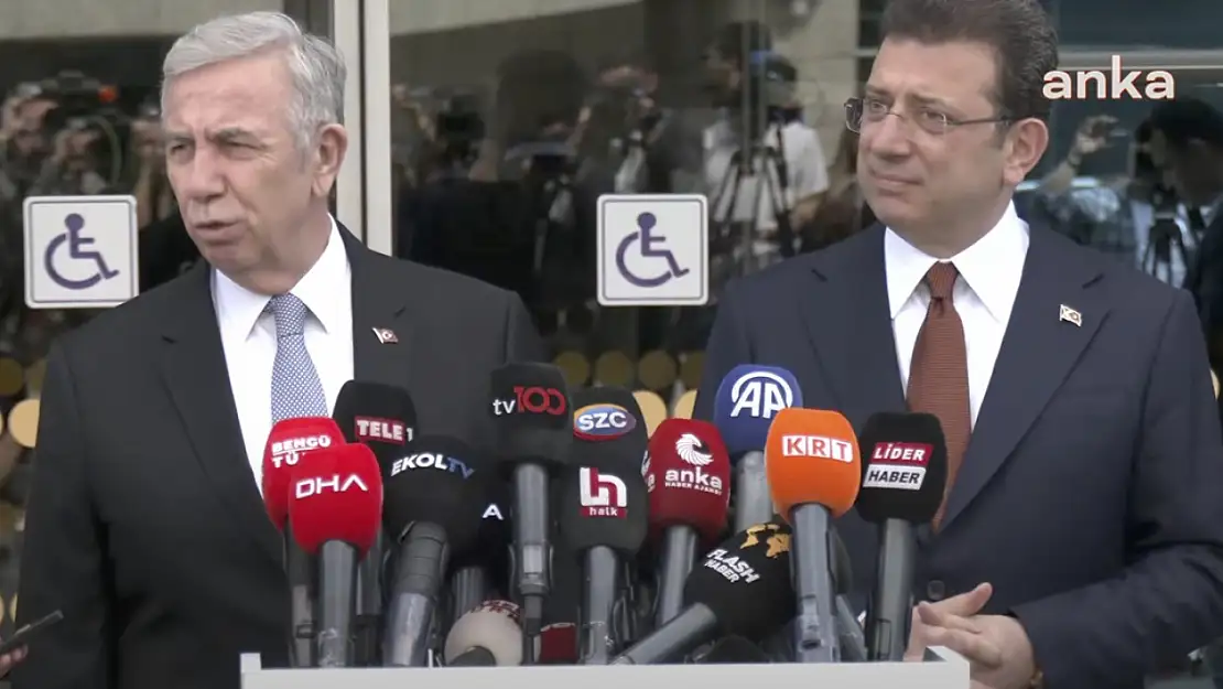 İmamoğlu-Yavaş görüşmesi sona erdi! İşte kritik açıklamalar
