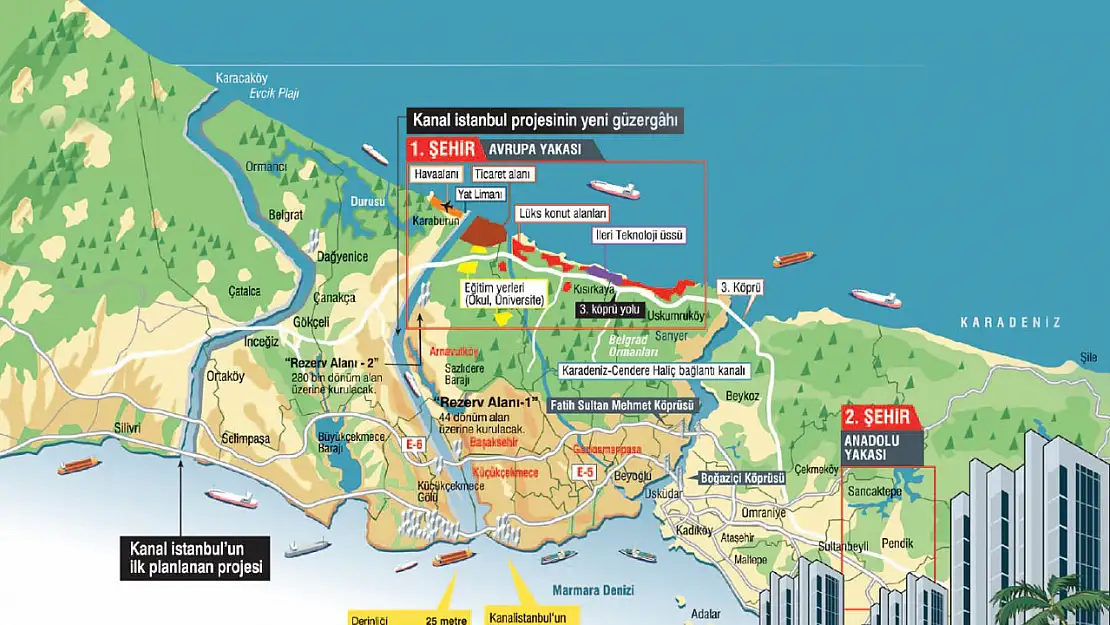 İSKİ Kanal İstanbul şantiyesine yıkım kararı verdi, gözaltılar yaşandı