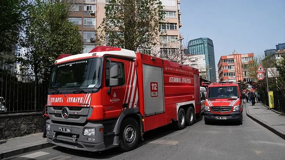 İstanbul'da 6 katlı otelde yangın çıktı!