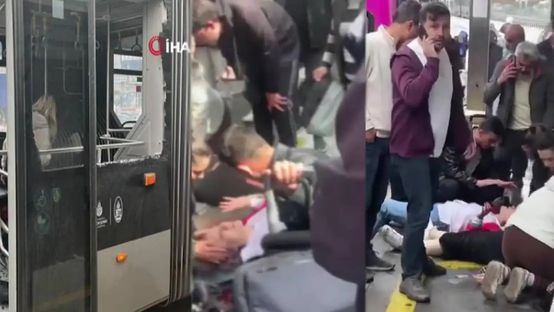 İstanbul'da metrobüs kazası: 2'si ağır 14 yaralı
