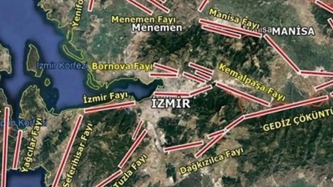 İzmir'de 6'nın Üzerinde Deprem Üretebilecek 25'e Yakın Fay Var