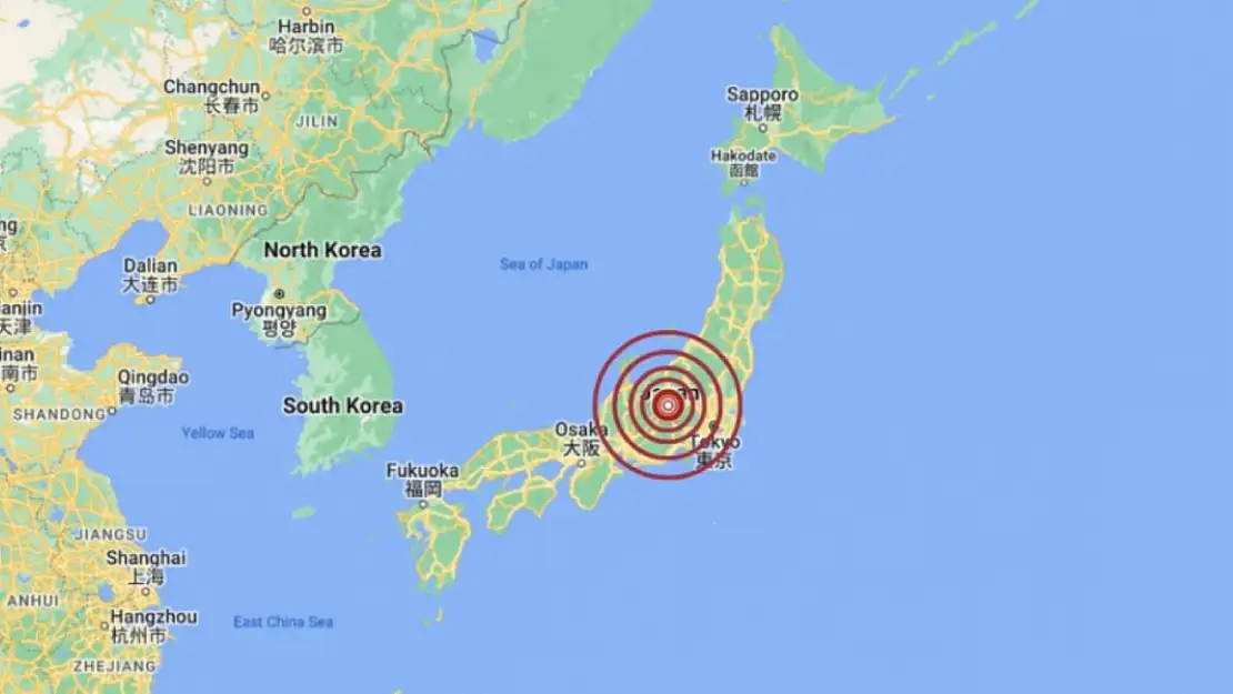 Japonya'da 5.9 Büyüklüğünde Deprem