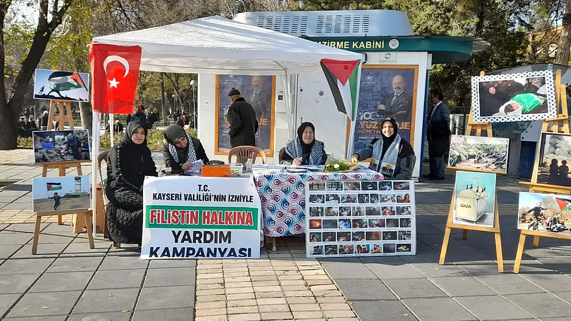 Kadınlardan Filistin'e Yardım Kampanyası